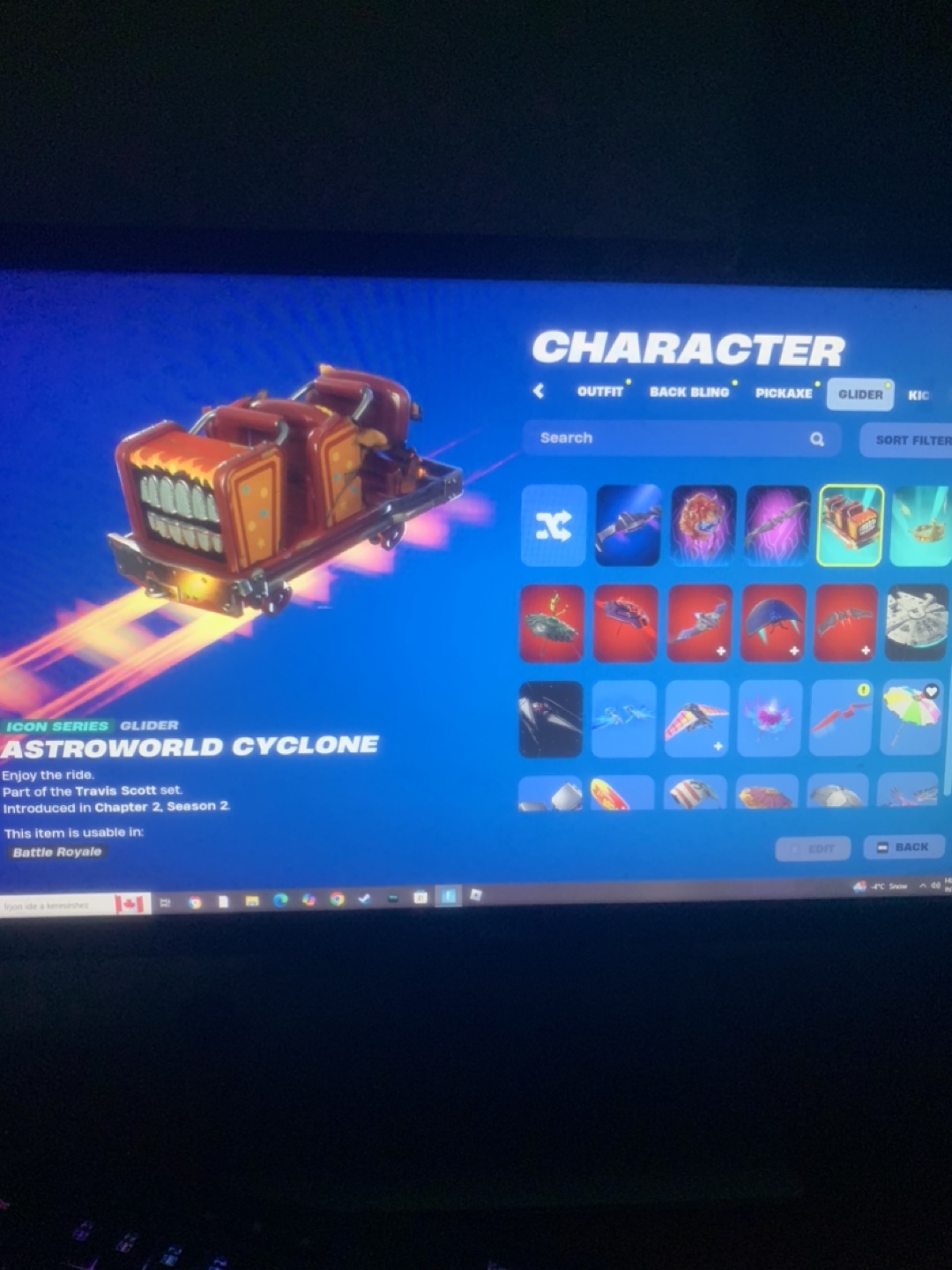 Fortnite Account - Numerous Skins and Gliders