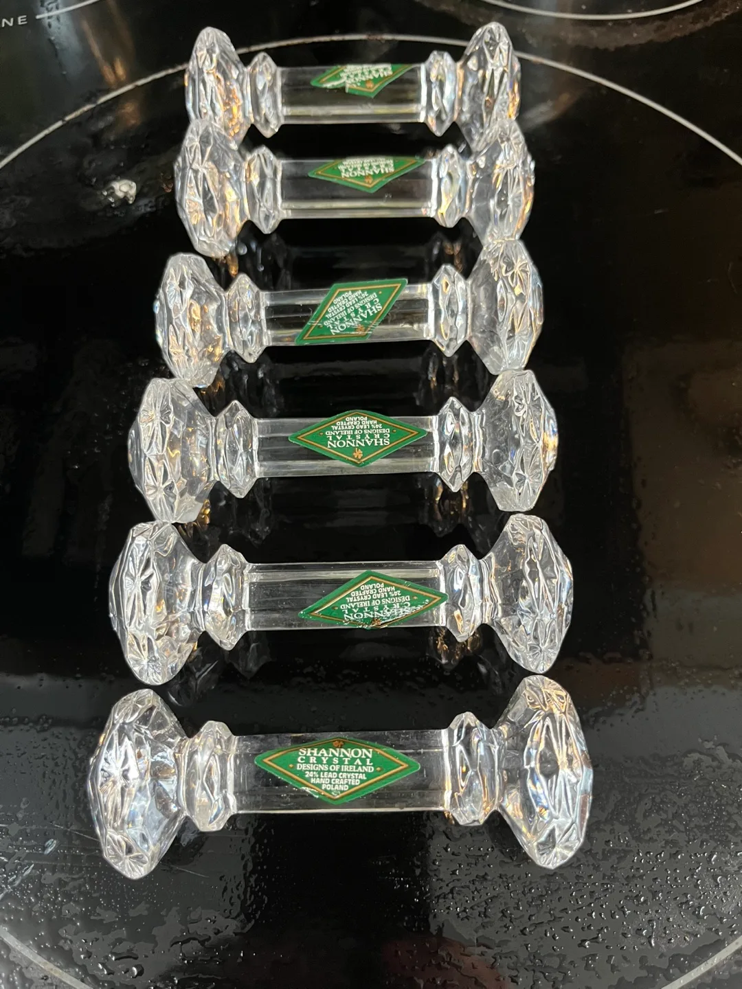 Shannon Crystal of Ireland knife holders - Set of 6 image indicator(6)