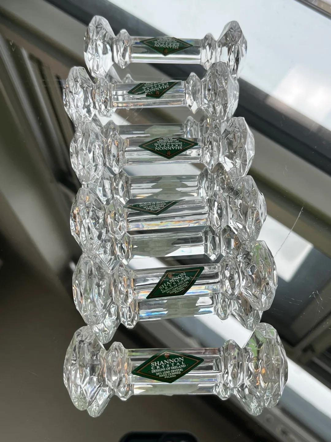 Shannon Crystal of Ireland knife holders - Set of 6 image indicator(3)