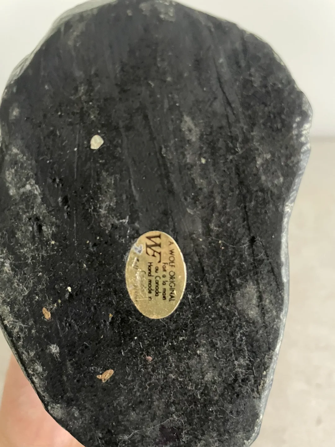 Vintage Inuit Soapstone Carving - Man and his dogs image indicator(5)