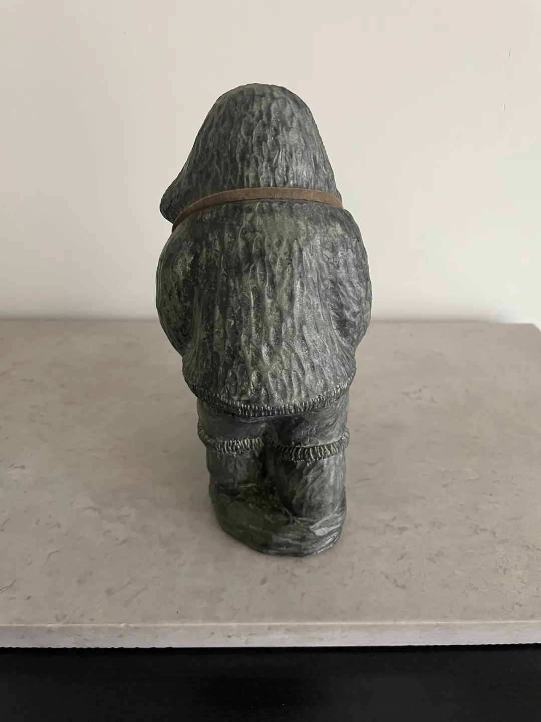 Vintage Inuit Soapstone Carving - Child with Fish image indicator(4)