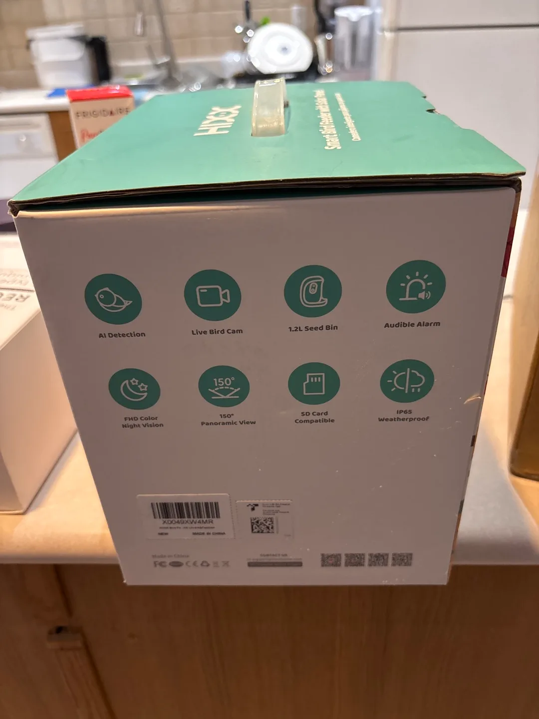 HiCircle Smart Bird Feeder with Solar Panel - Peacock Green image indicator(2)