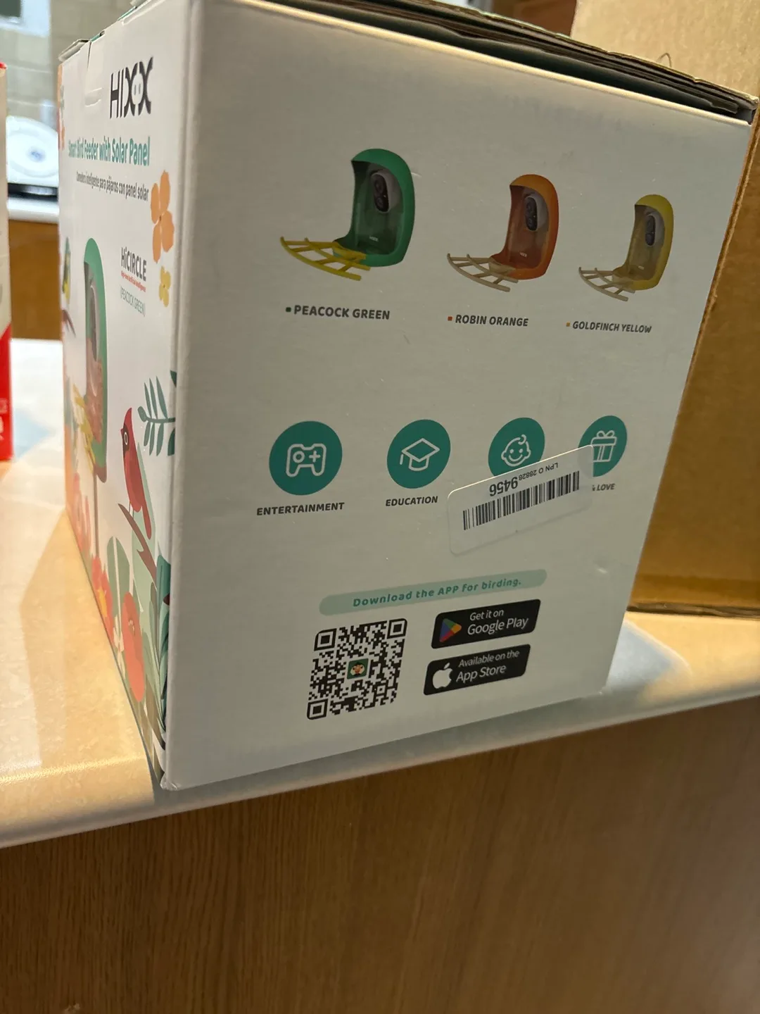 HiCircle Smart Bird Feeder with Solar Panel - Peacock Green image indicator(3)