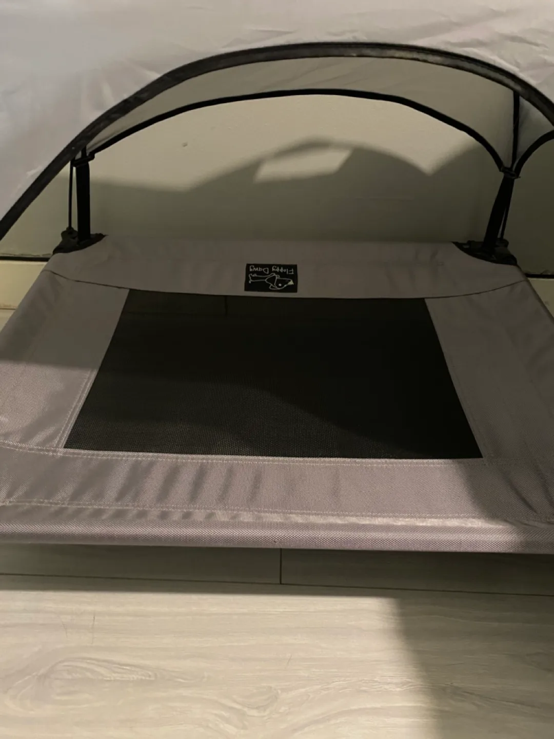 Floppy Paws Elevated Pet Bed with Shade Canopy image indicator(2)