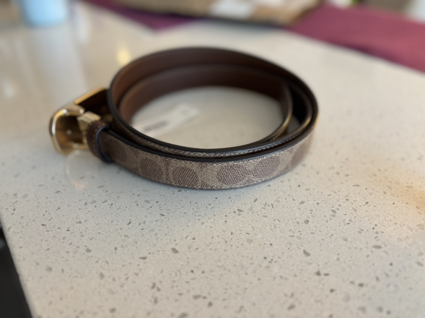 Coach Brown Leather Belt - photo 2