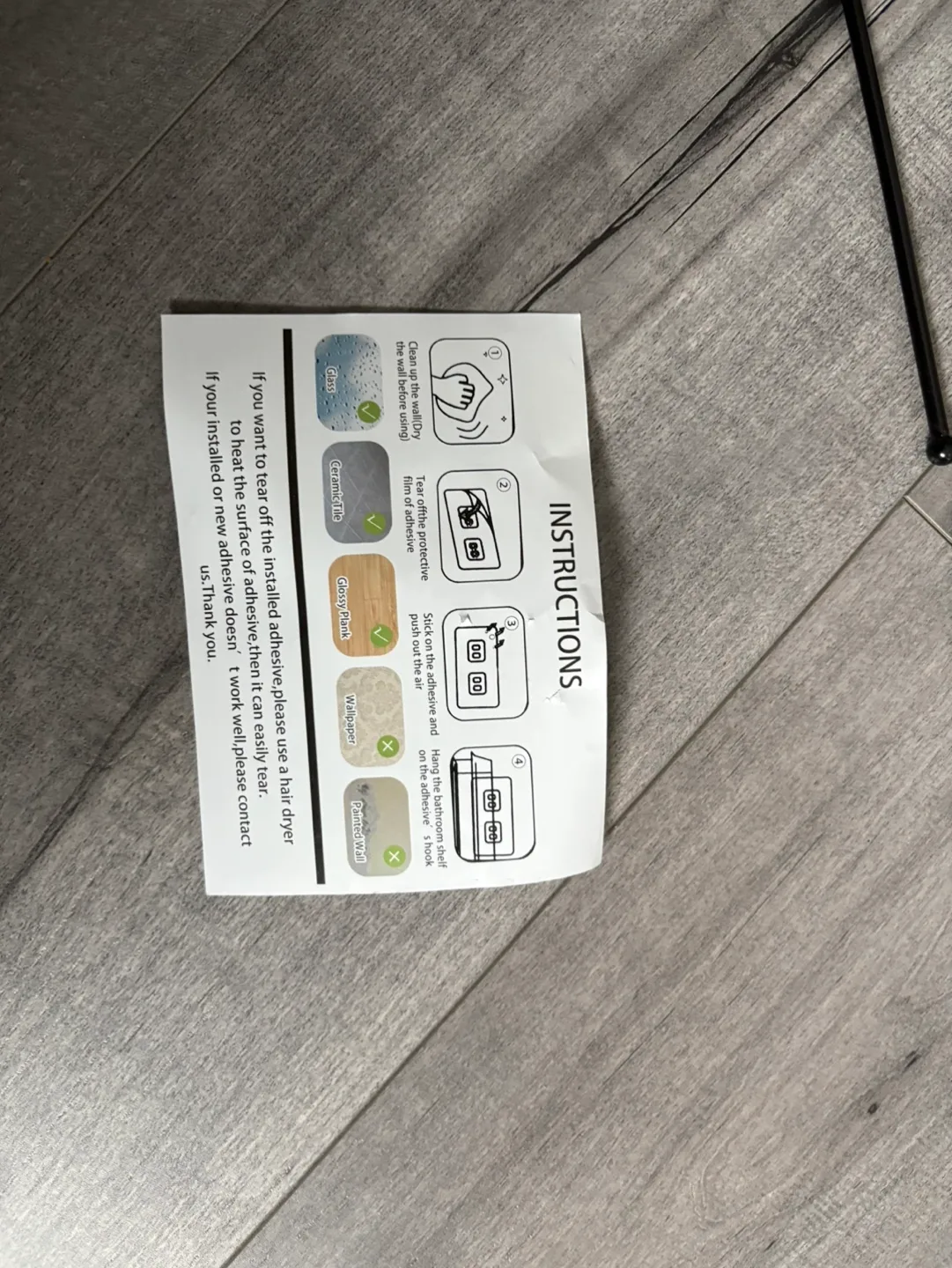 New Black Metal Wall-Mounted Shelf Organizer image indicator(4)