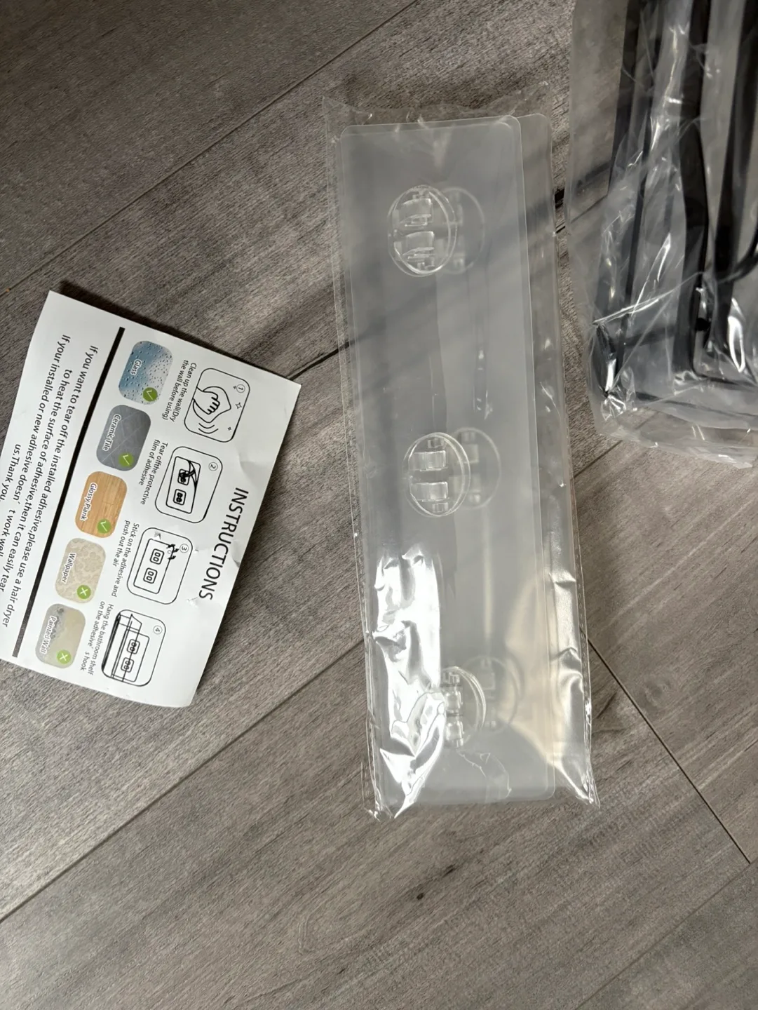 New Black Metal Wall-Mounted Shelf Organizer image indicator(2)