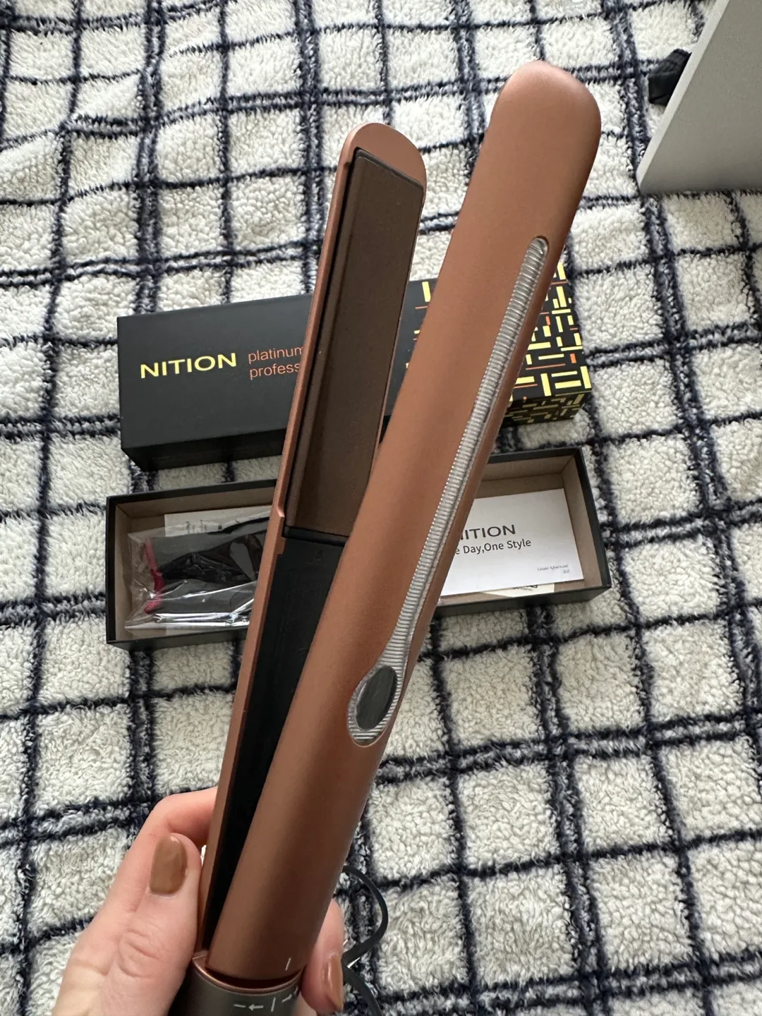 NITION Platinum Professional Styler Hair Straightener image indicator(3)