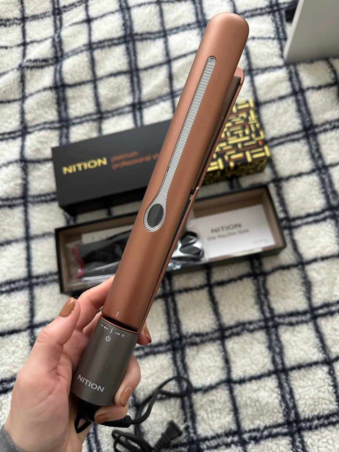 NITION Platinum Professional Styler Hair Straightener image indicator(2)