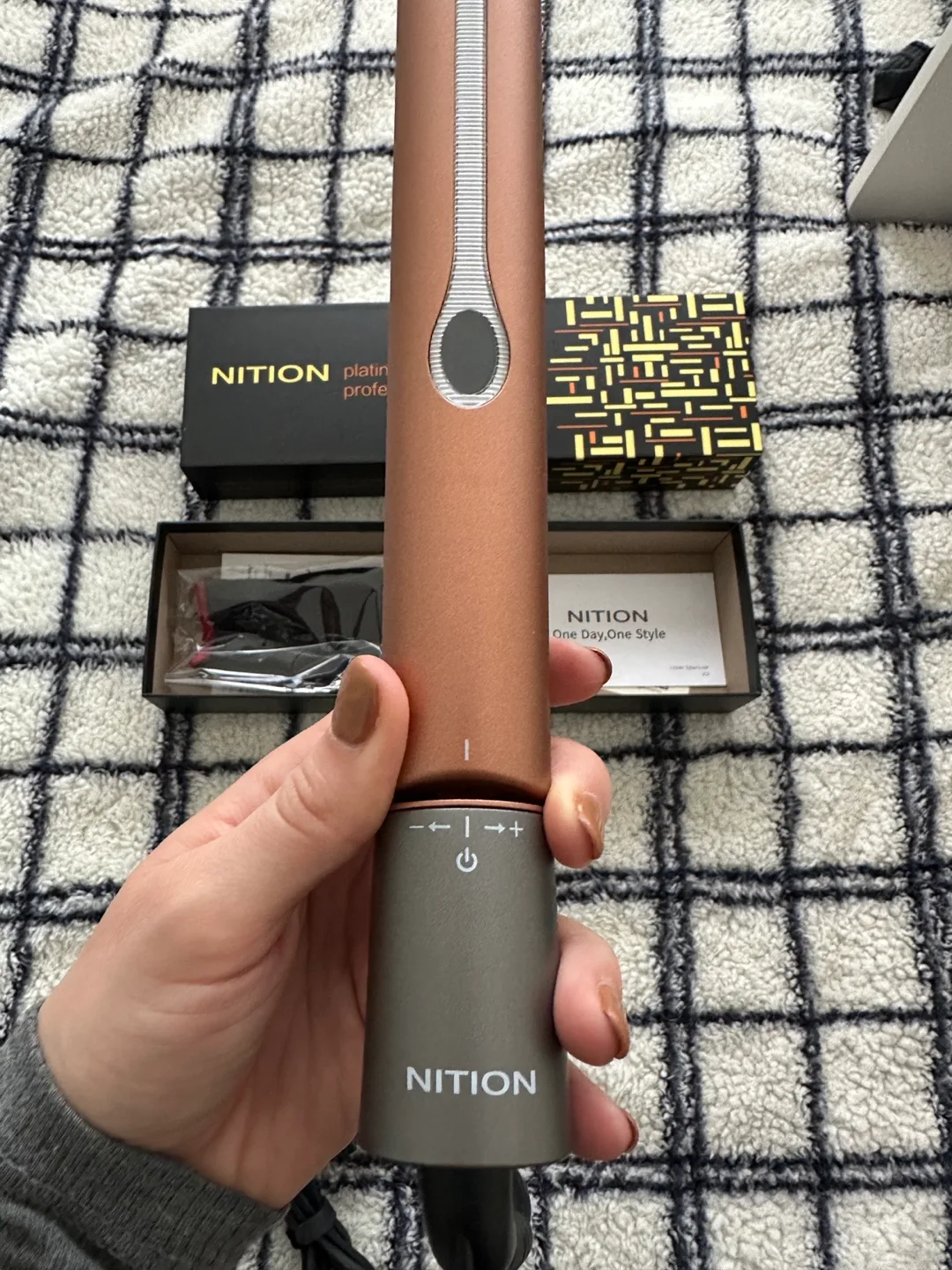 NITION Platinum Professional Styler Hair Straightener image indicator(4)