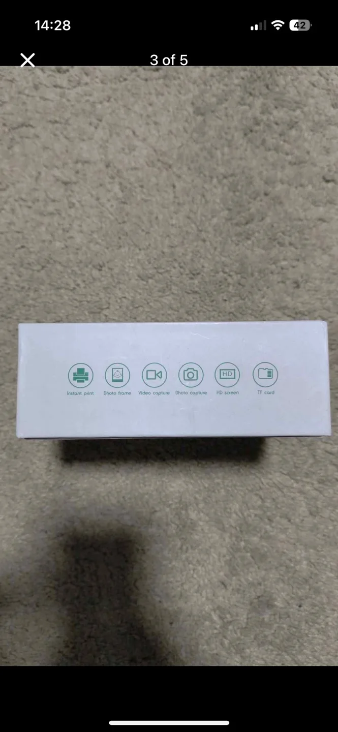 Children's Digital Instant Print Camera - Bear Design image indicator(4)