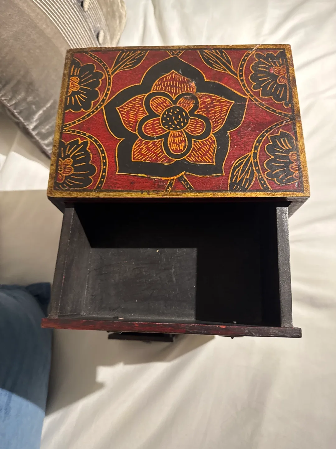 Vintage Wooden Multi-Drawer Organizer image indicator(4)