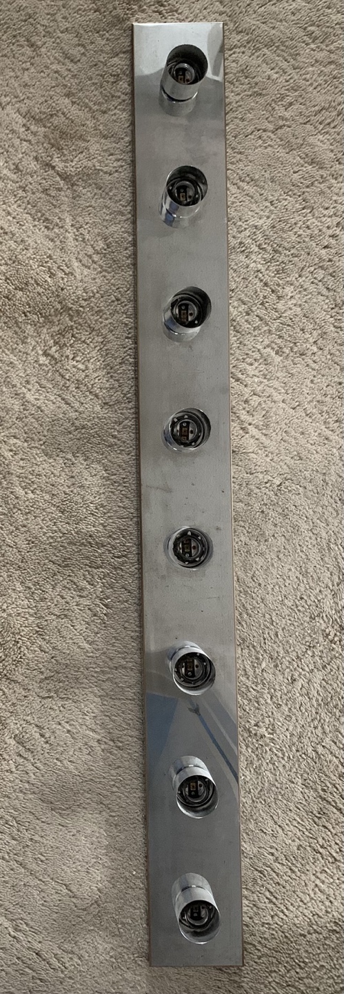 Chrome 8-Light Vanity Fixture