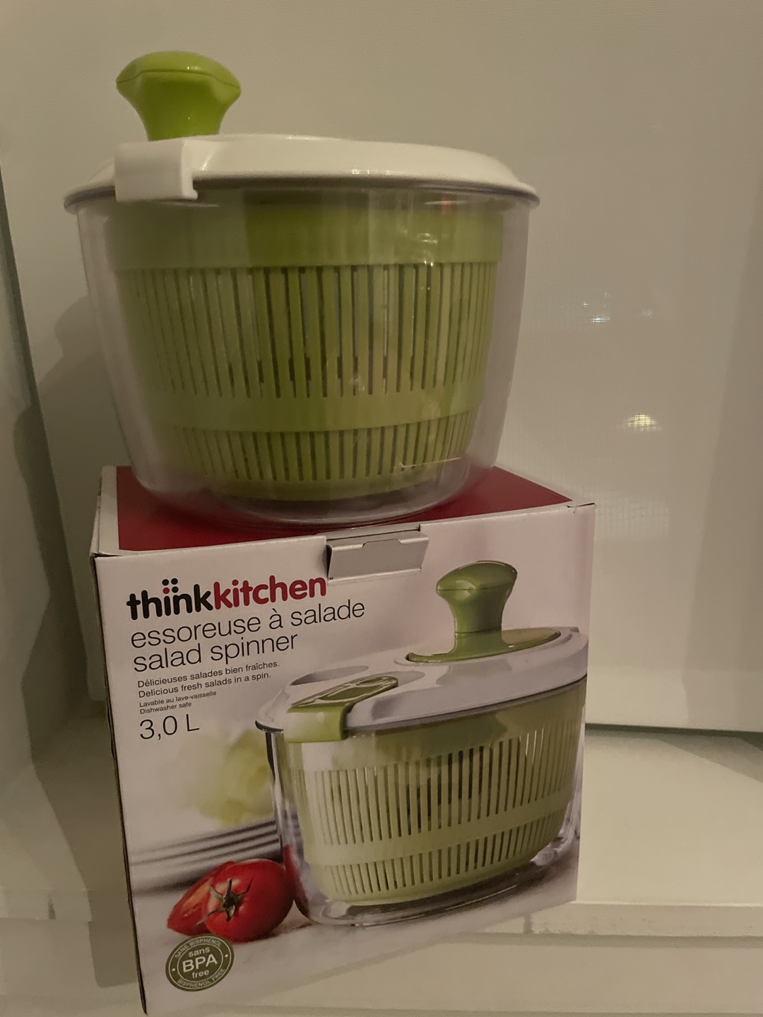Thinkkitchen 3L Salad Spinner - Green