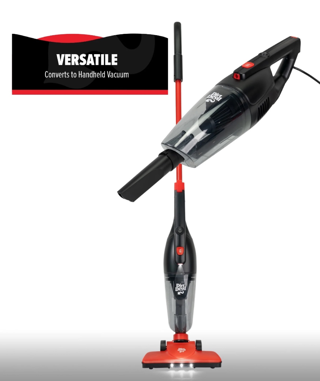 Dirt Devil FD20025 RED Corded Stick Vacuum Cleaner - photo 5