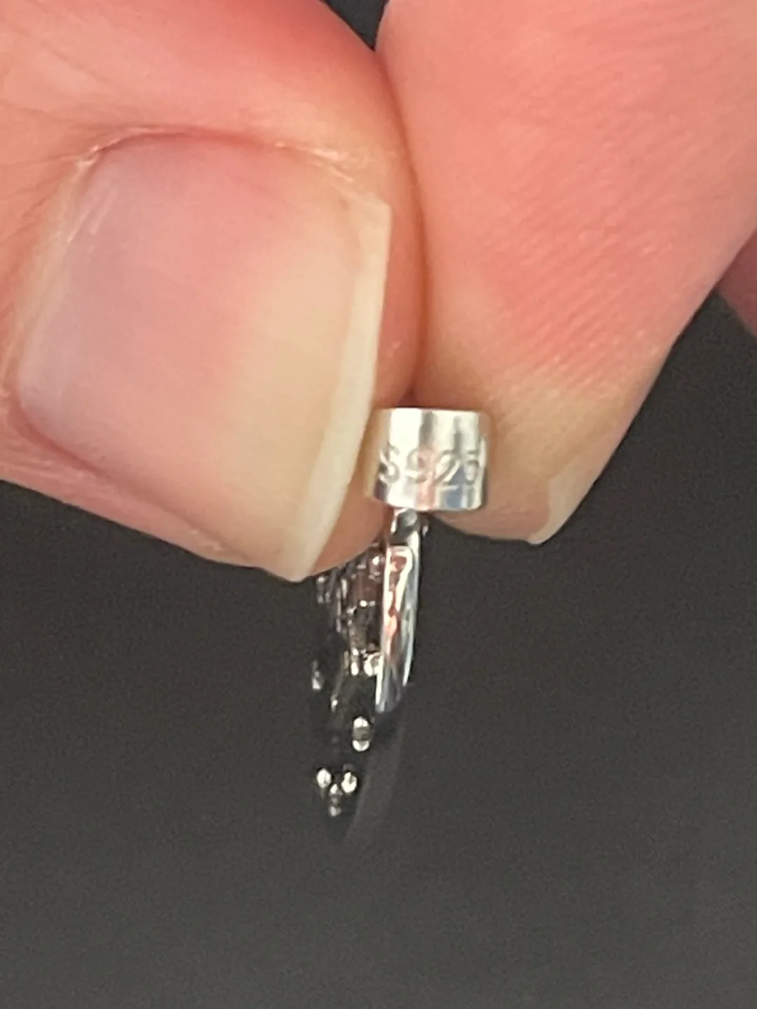 925 Sterling Silver Miraculous Medal Pendant Necklace image indicator(4)