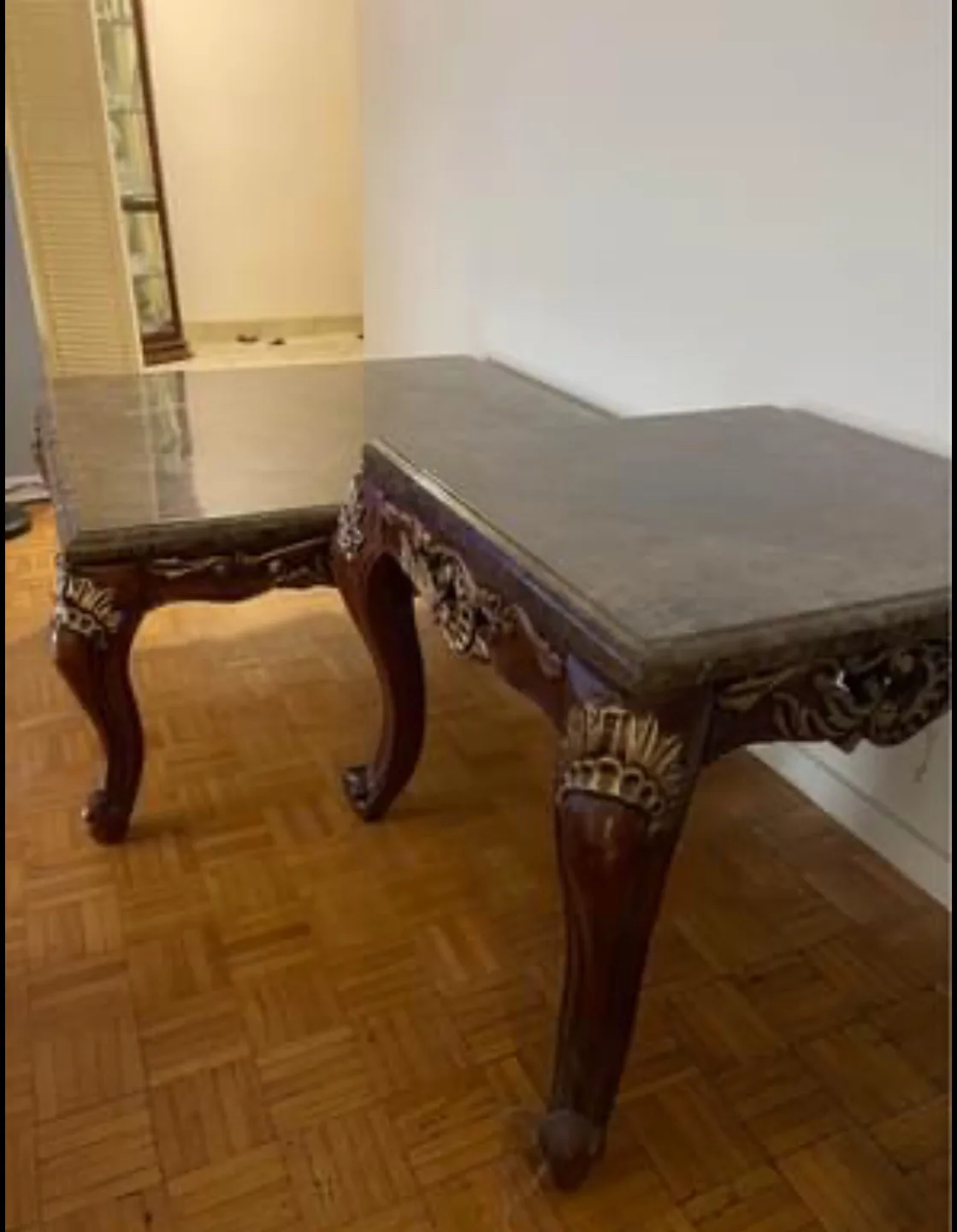 Elegant Marble-Top Coffee Table Set image indicator(7)