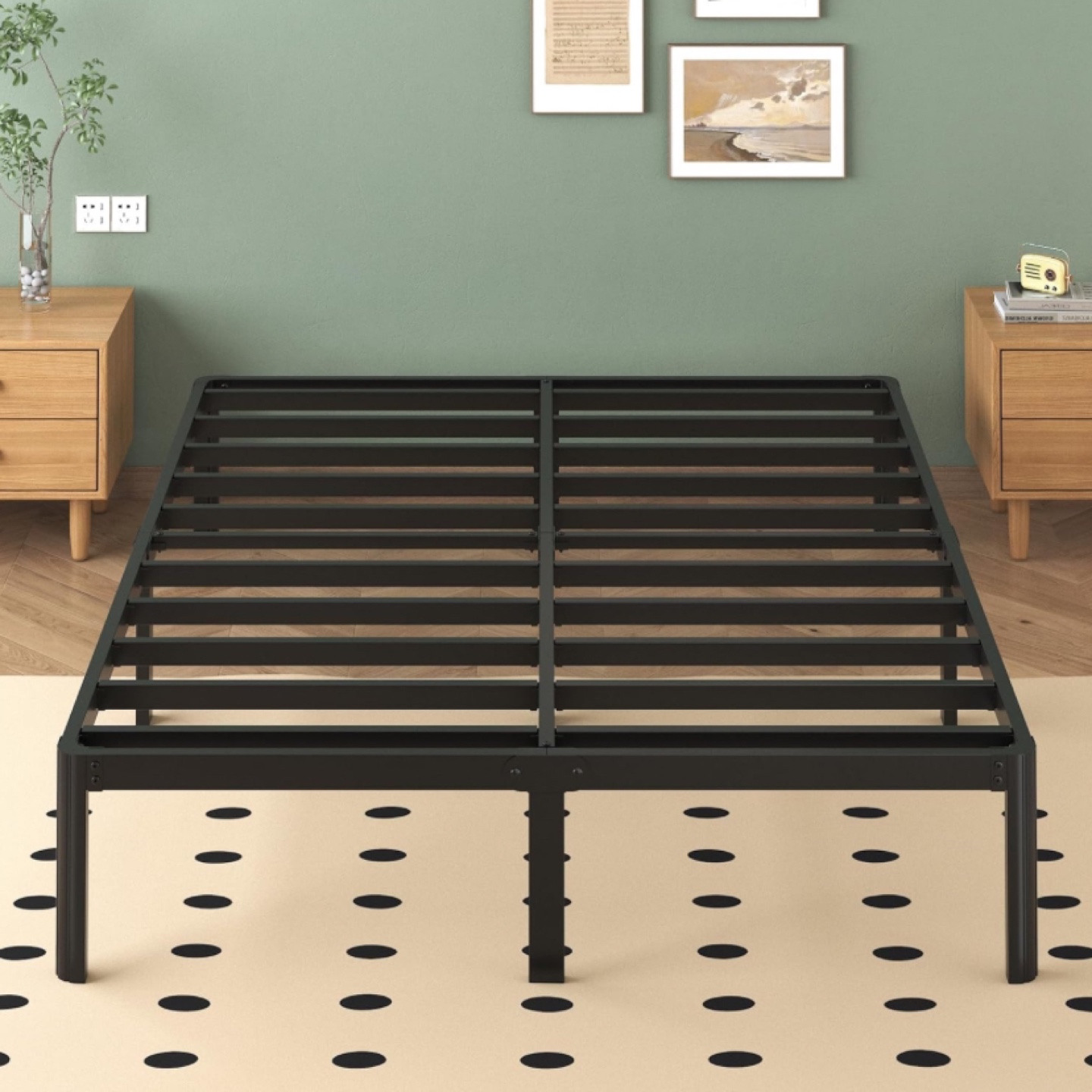 Full Metal Bed Frame - 75" x 54" - photo 4