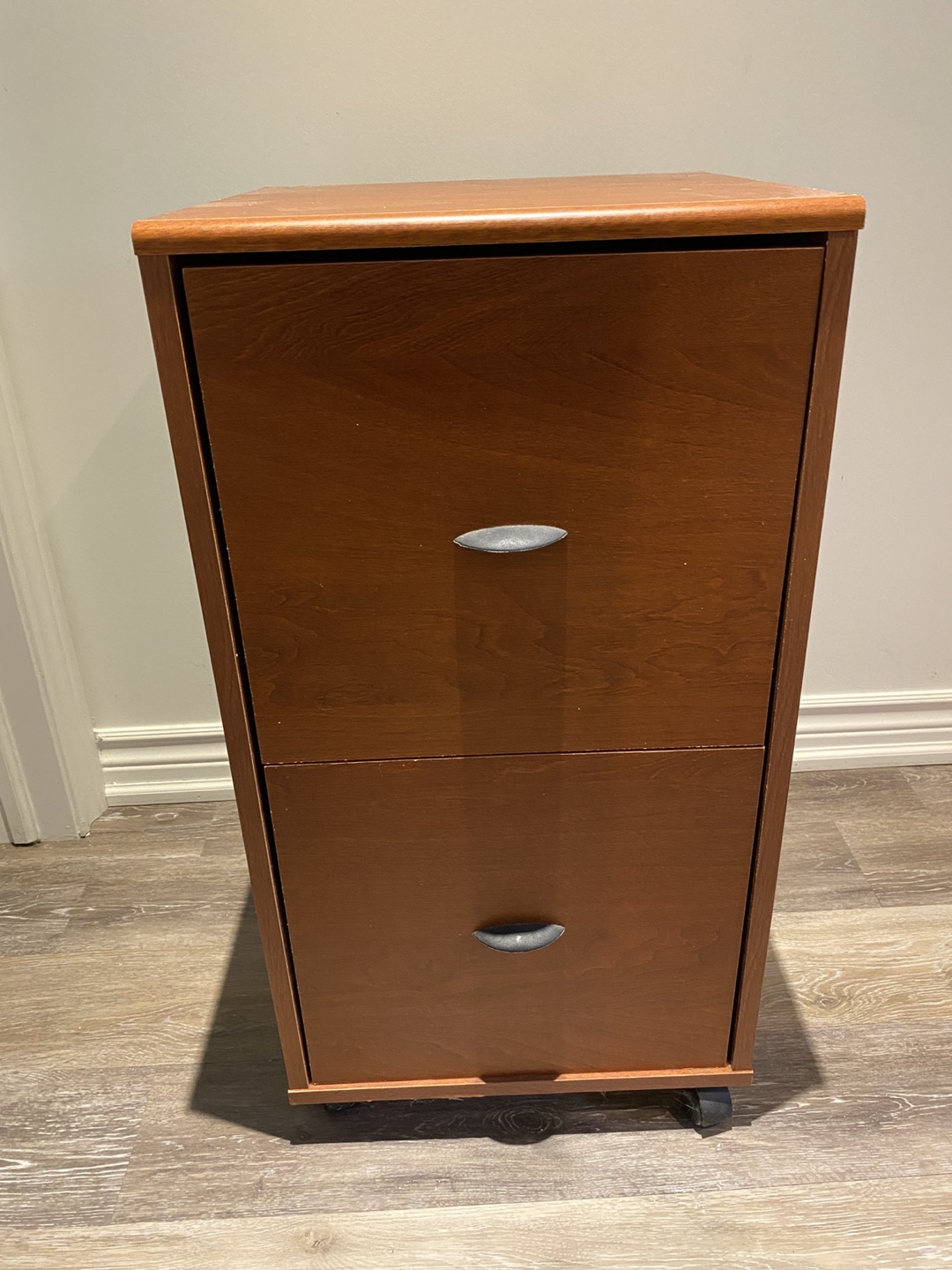 Two-Drawer Mobile File Cabinet