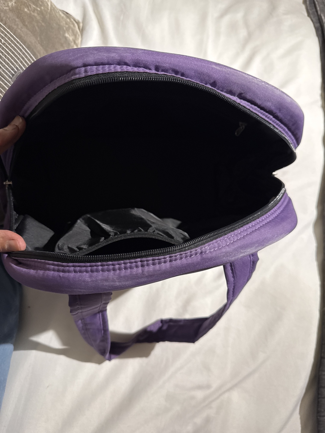 Purple Quilted Tote Bag - photo 2