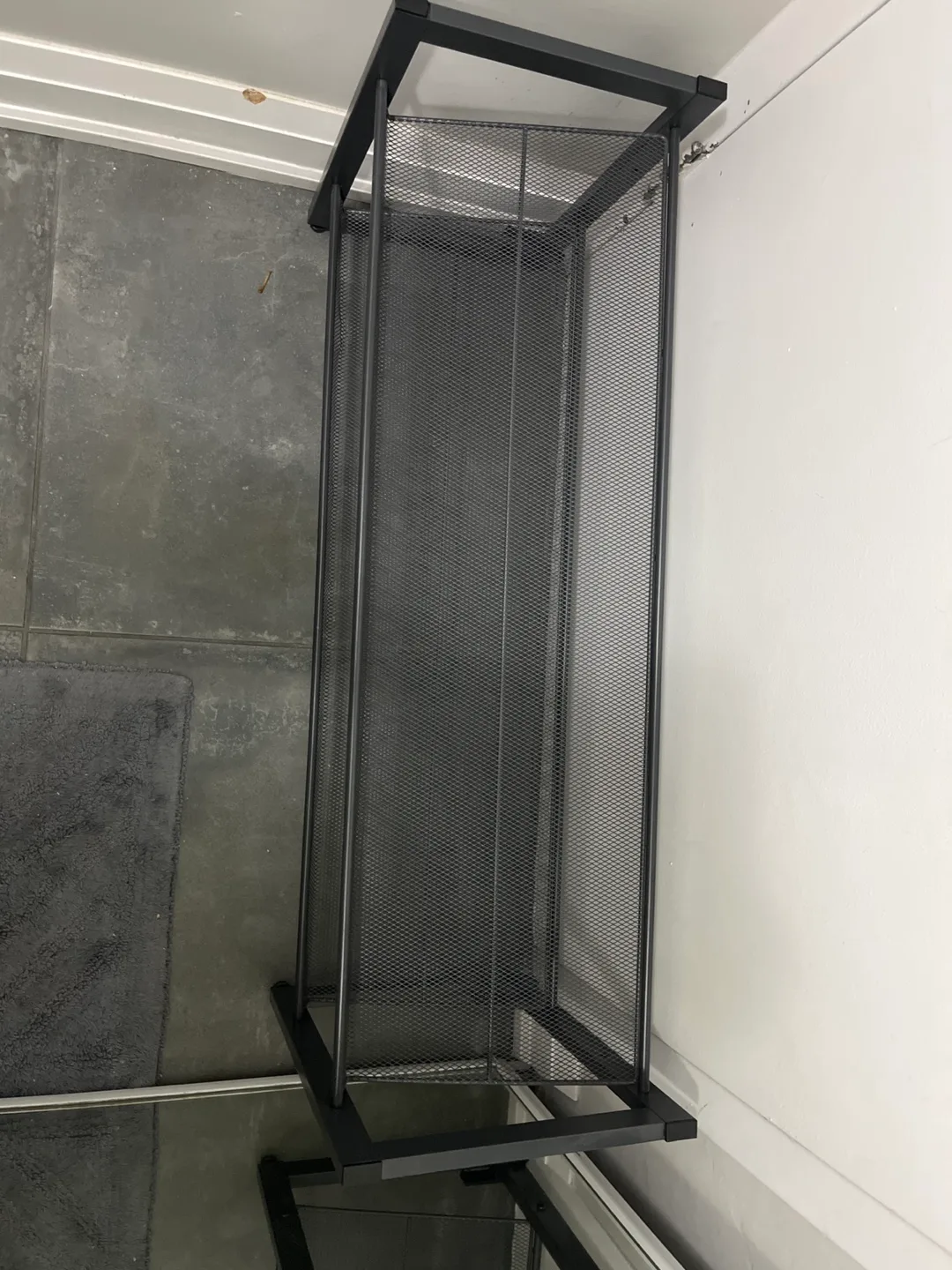 Black Metal 2-Tier Shoe Rack image indicator(4)