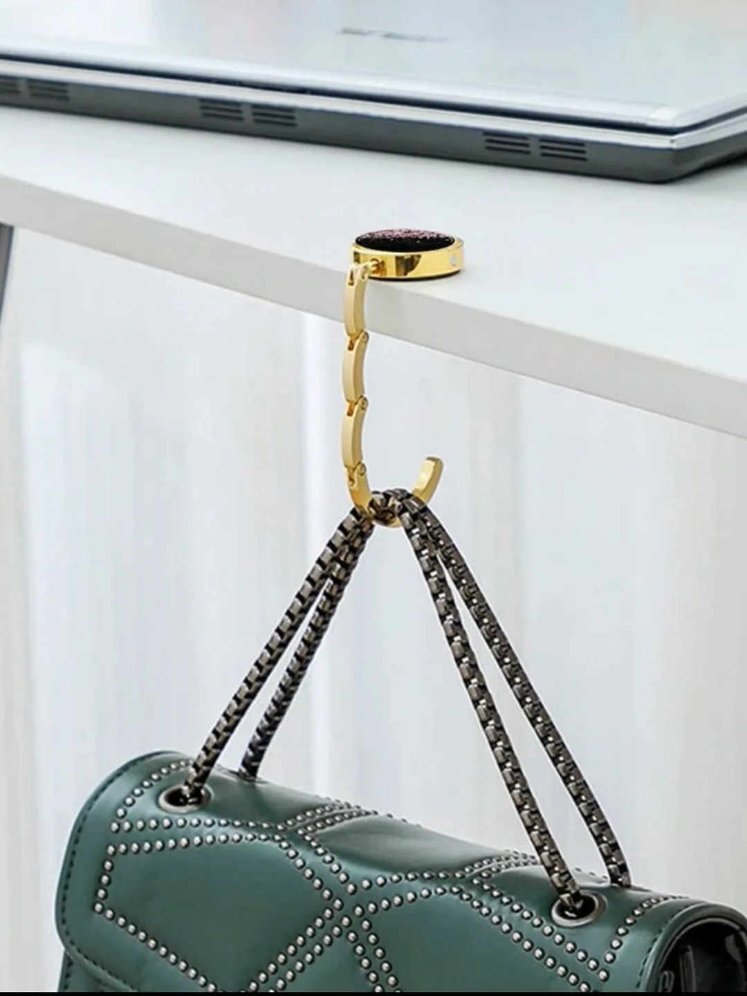 Portable Handbag Table Hooks image indicator(2)
