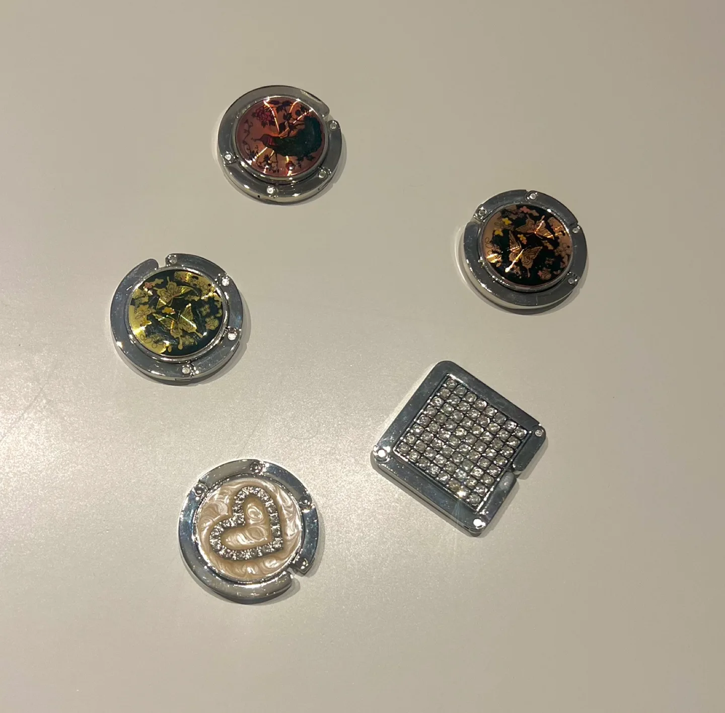 Portable Handbag Table Hooks image indicator(3)