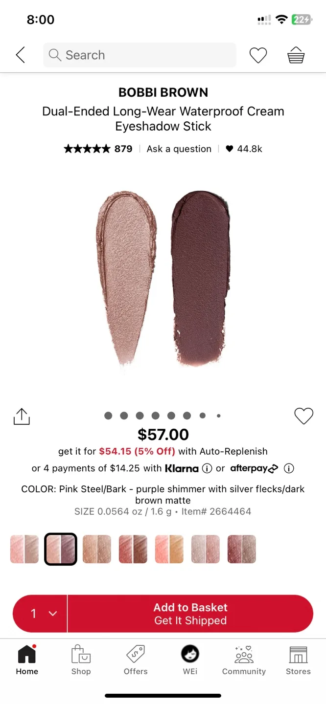 Bobbi Brown Dual-Ended Eyeshadow Stick image indicator(2)