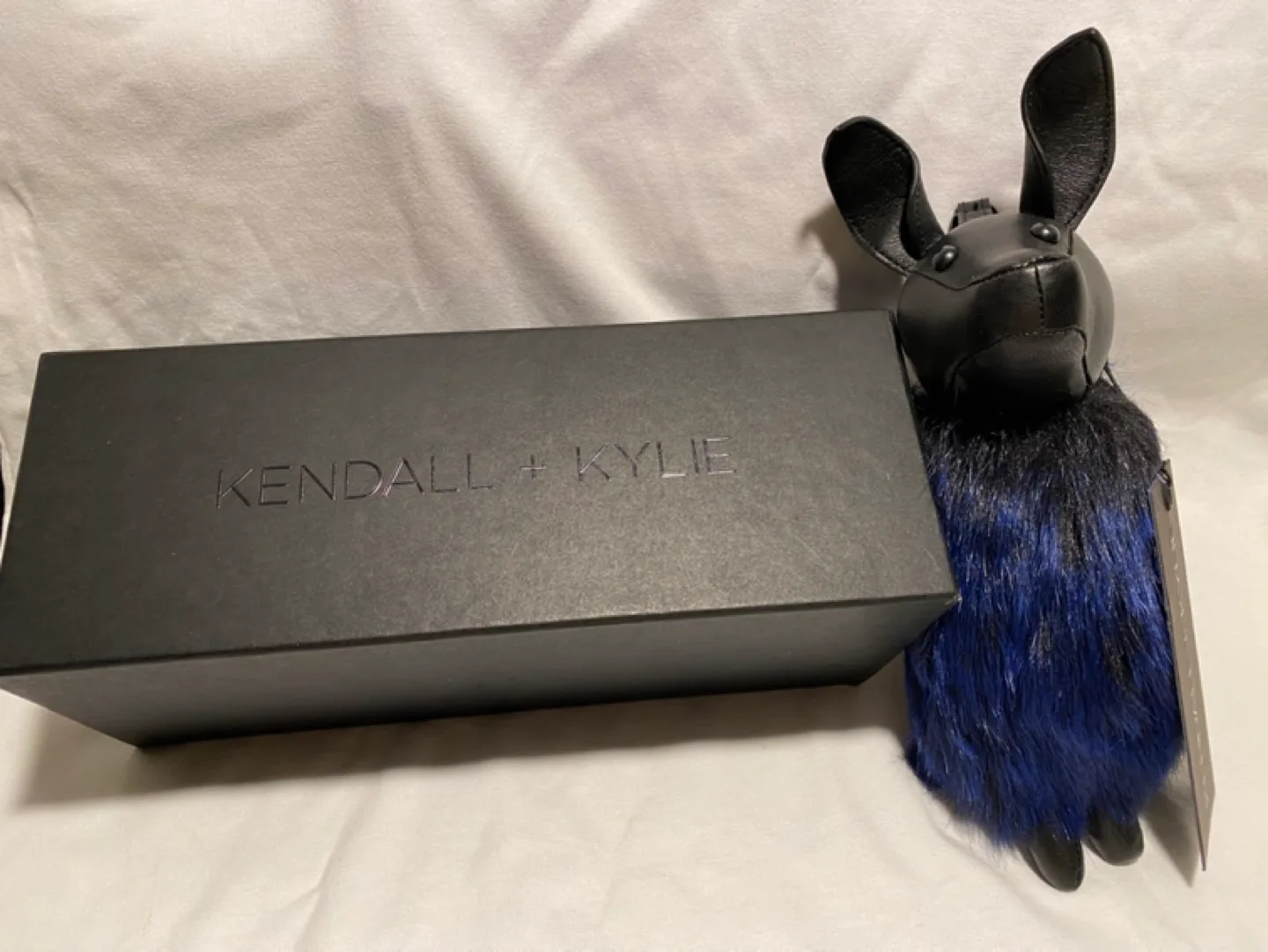 Kendall + Kylie Black and Blue Dog Keychain image indicator(2)