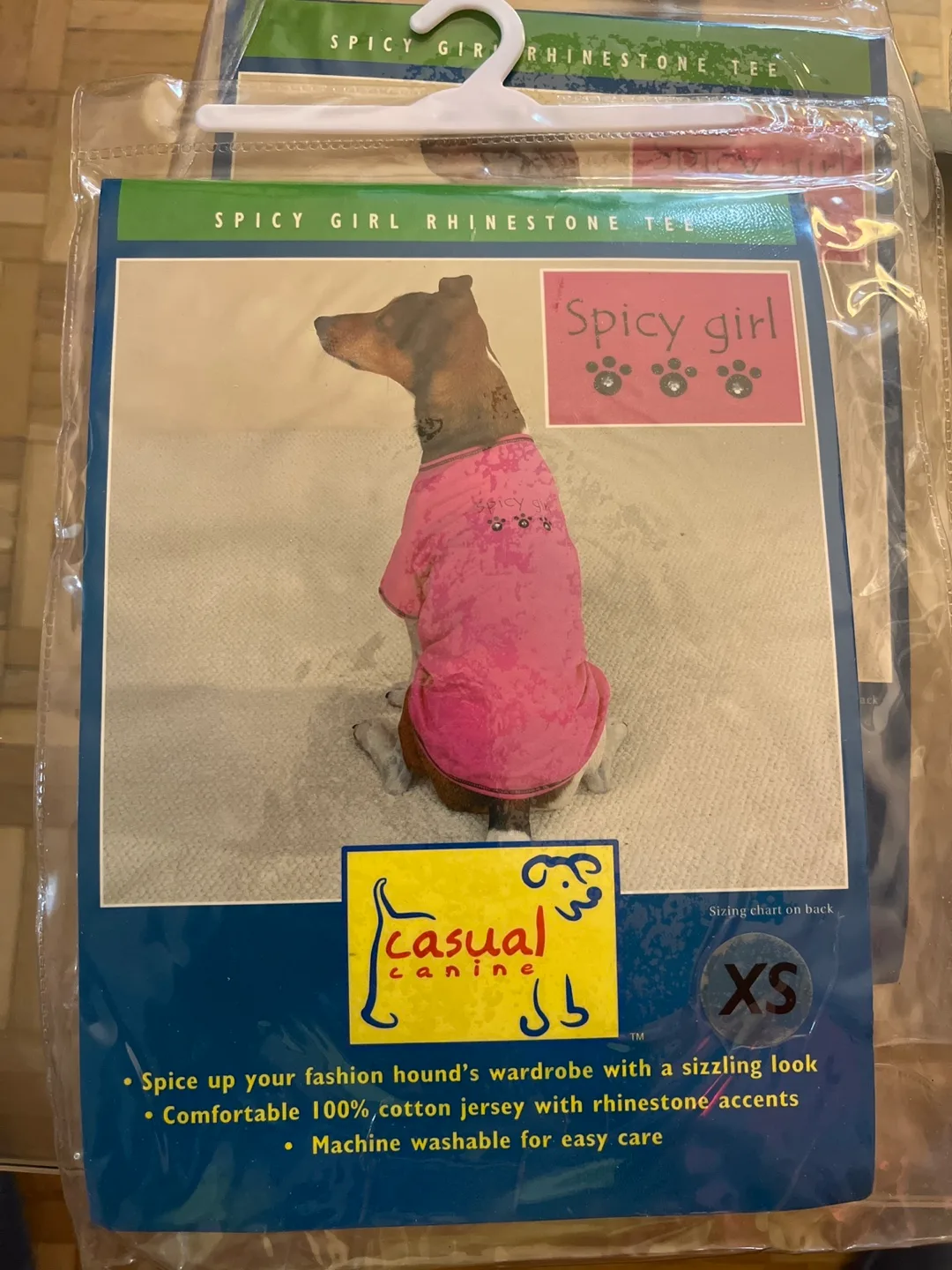 Three Casual Canine XS Pink Dog T-shirts Spicy Girl image indicator(2)