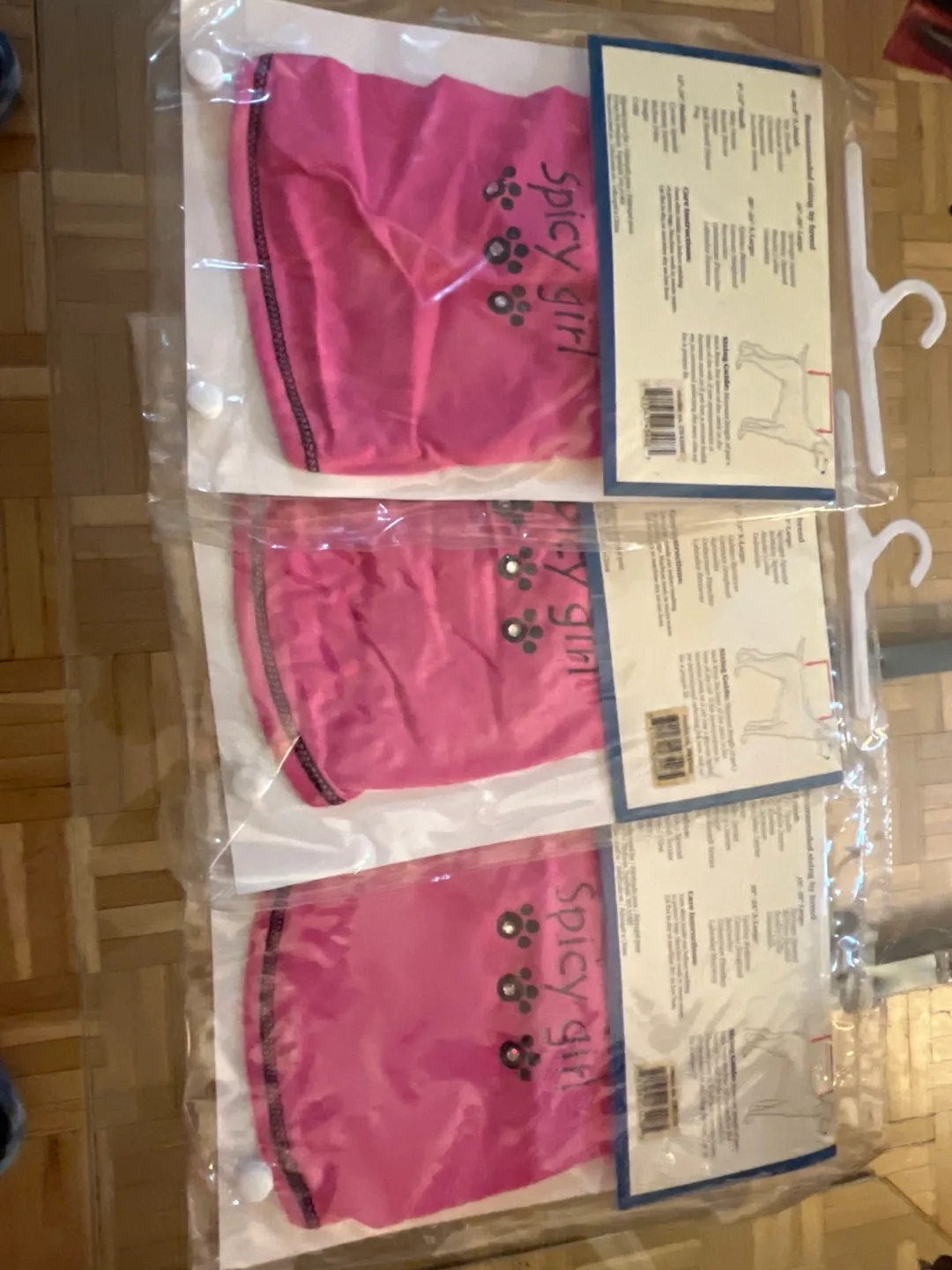 Three Casual Canine XS Pink Dog T-shirts Spicy Girl image indicator(4)