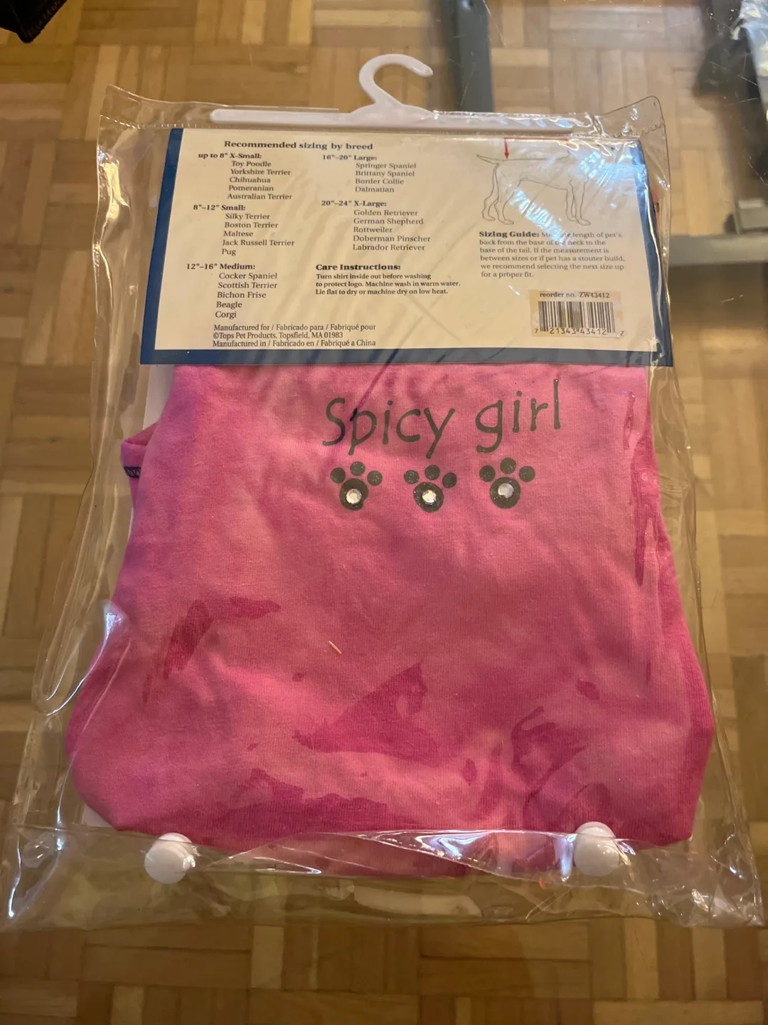 Size M Casual Canine Spicy Girl Dog T-Shirt Spicy Girl image indicator(5)