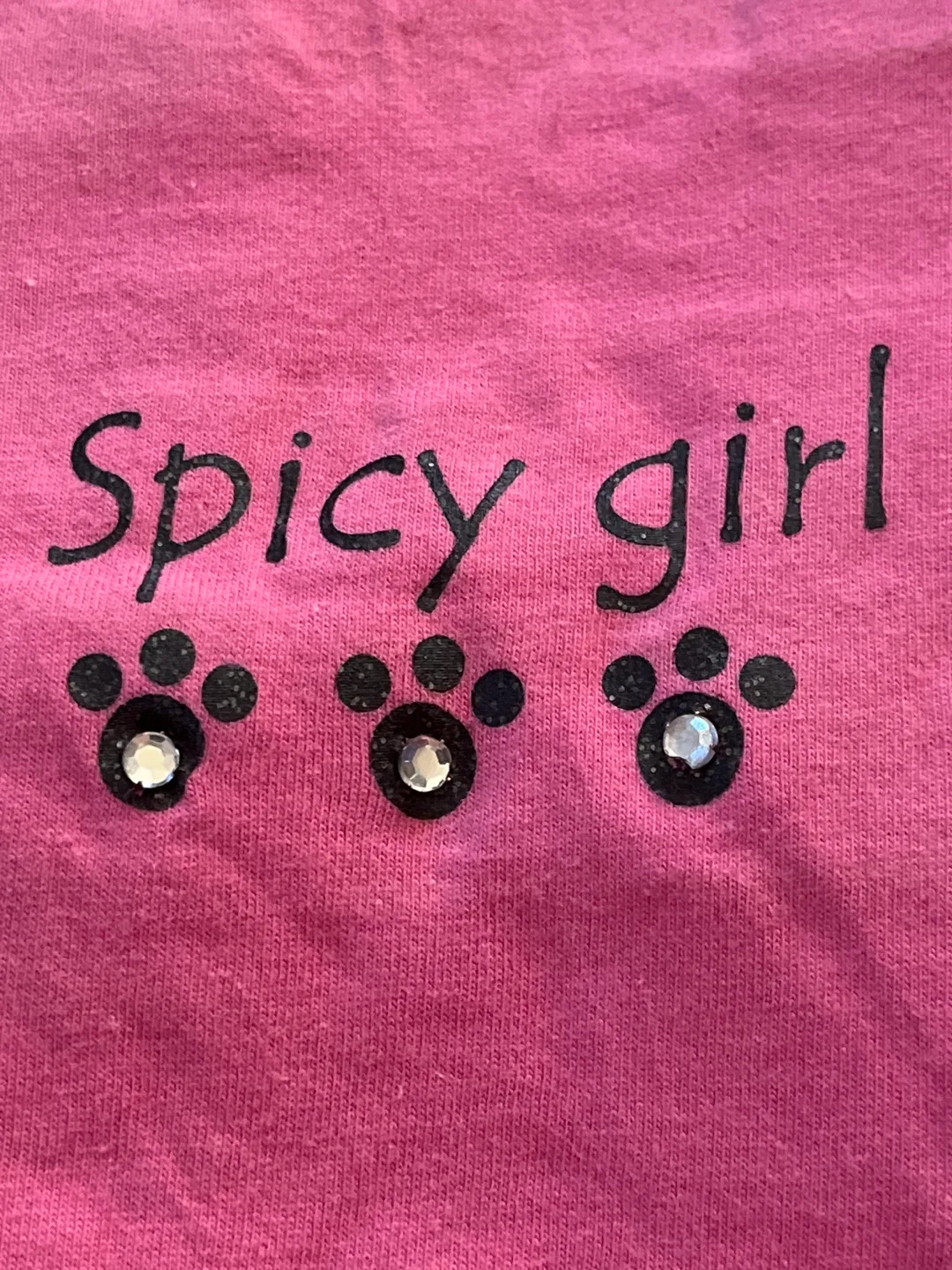 Size M Casual Canine Spicy Girl Dog T-Shirt Spicy Girl image indicator(4)