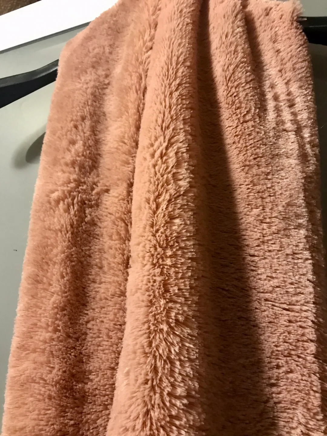 Soft Pink Faux Fur Infinity Scarf image indicator(2)