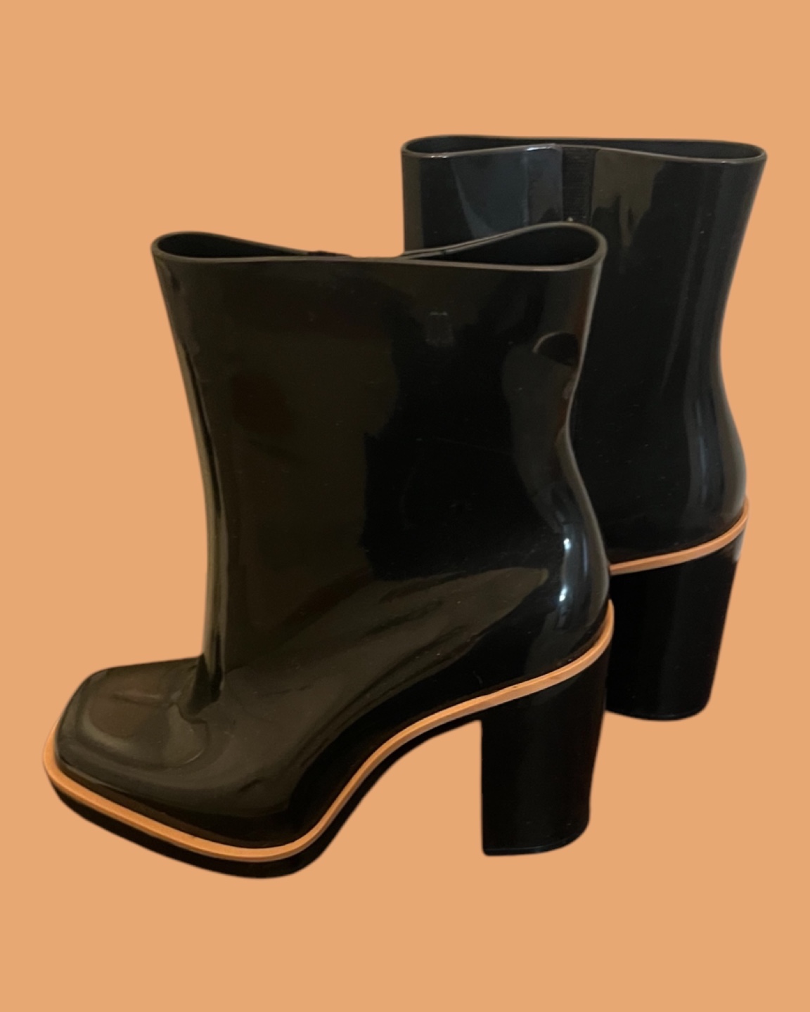 Melissa Black Ankle Boots Size 37 - photo 3