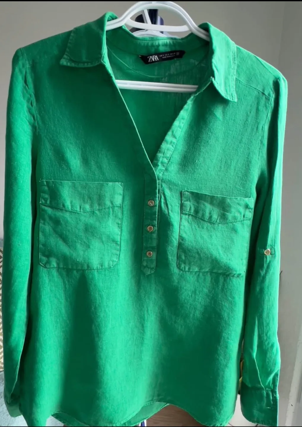 Women's Linen Shirt and Straight Pants thumbnail