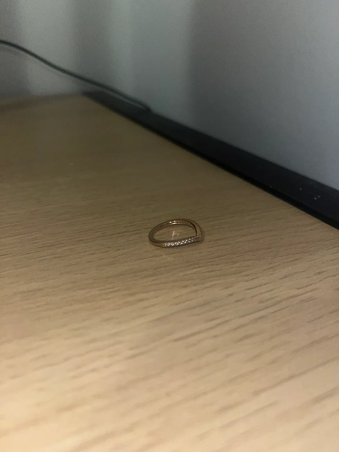 Rose Gold Wishbone Ring [negotiable, original price $85] image indicator(2)