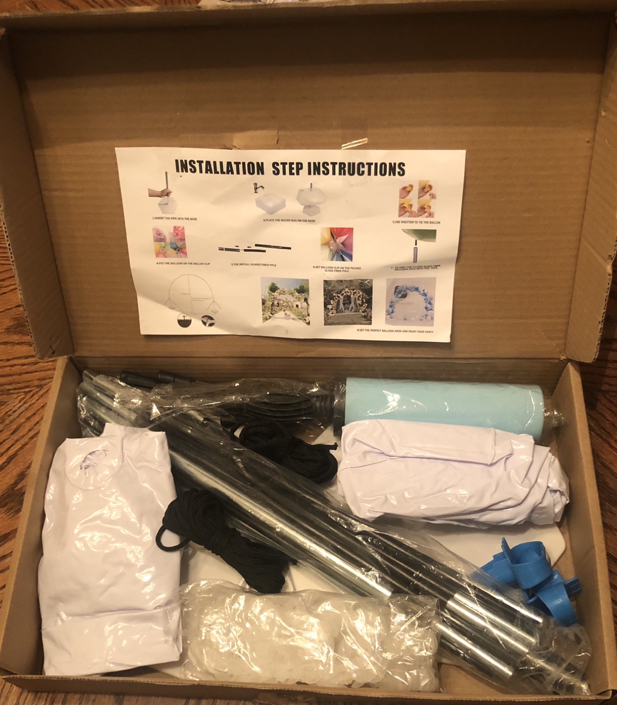 New Outdoor Balloon Arch Kit Brand New. 9ft