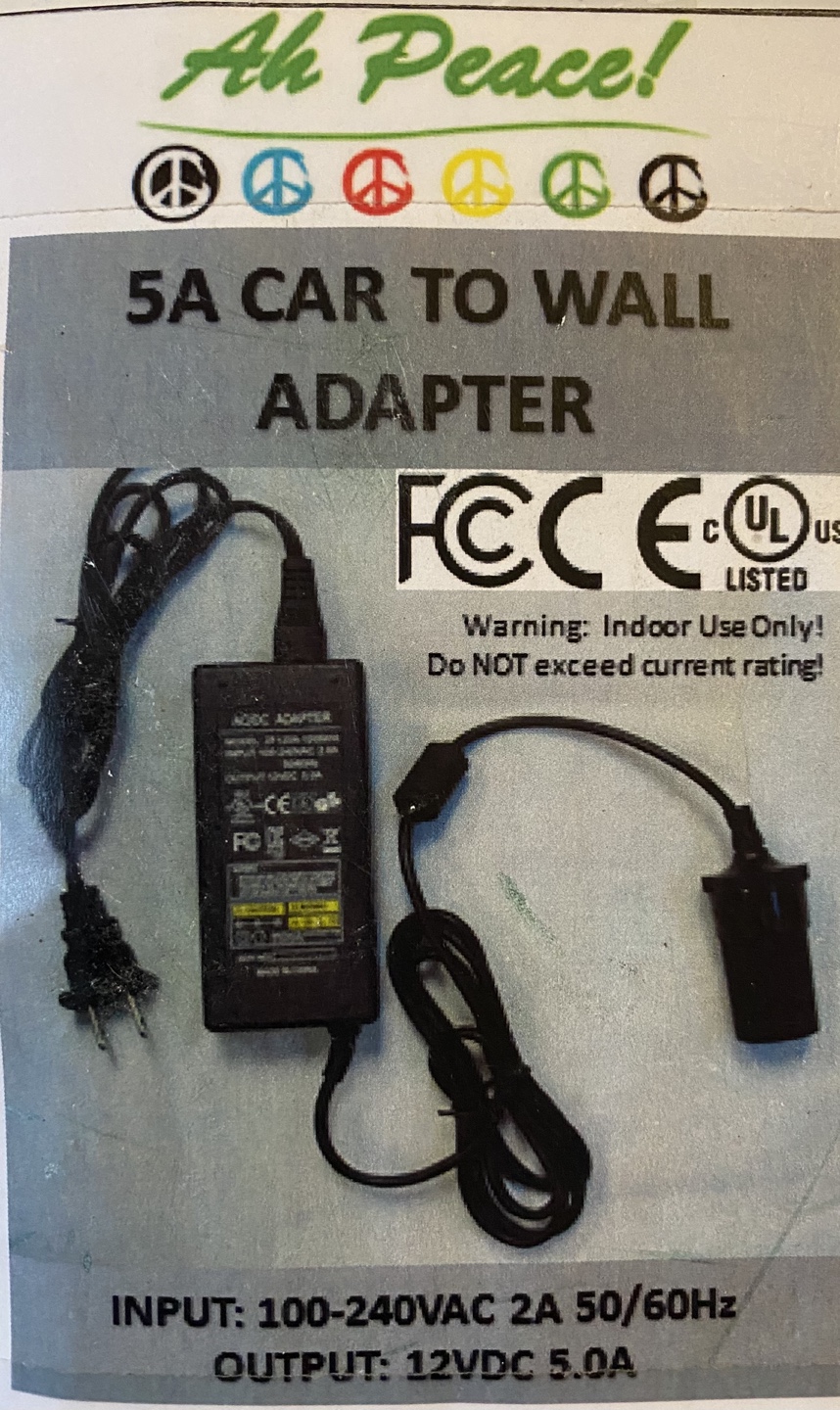 5A Car to Wall Adapter