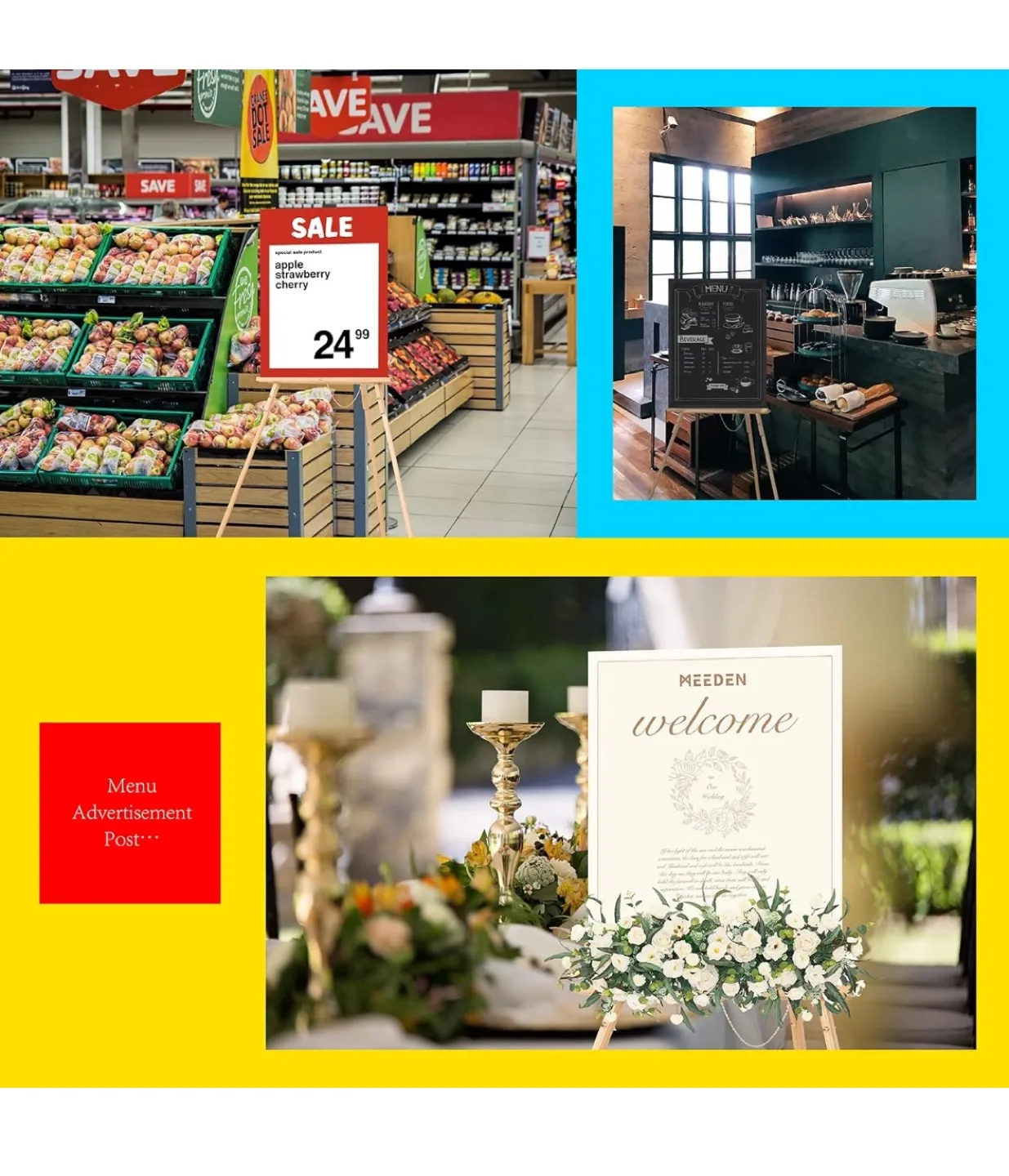 New Wooden Easel Stand - 40" Canvas Height image indicator(4)