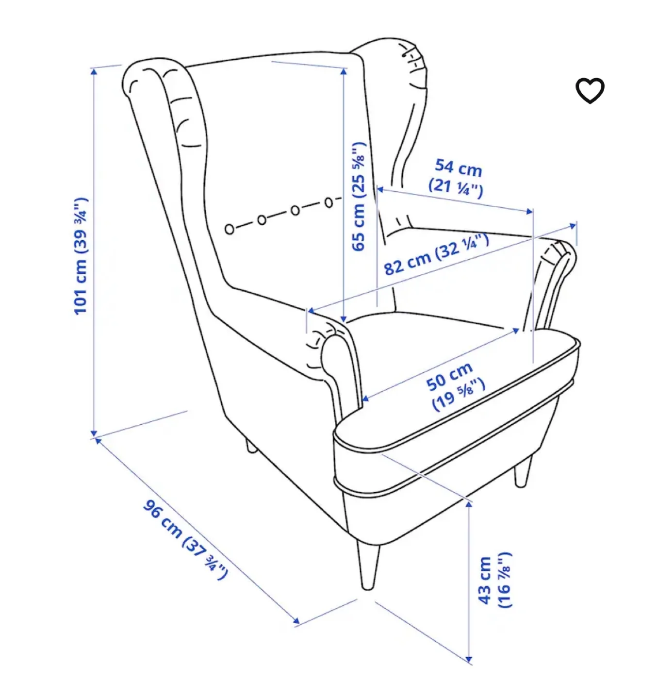 Brown Fabric Wingback Accent Chair image indicator(3)