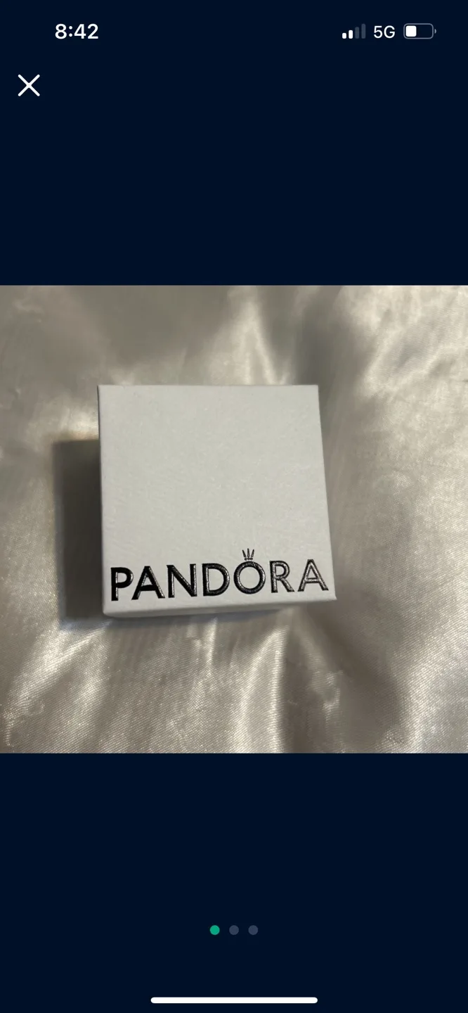 Pandora Two-Tone Key, Padlock & Heart Triple Dangle Charm image indicator(2)