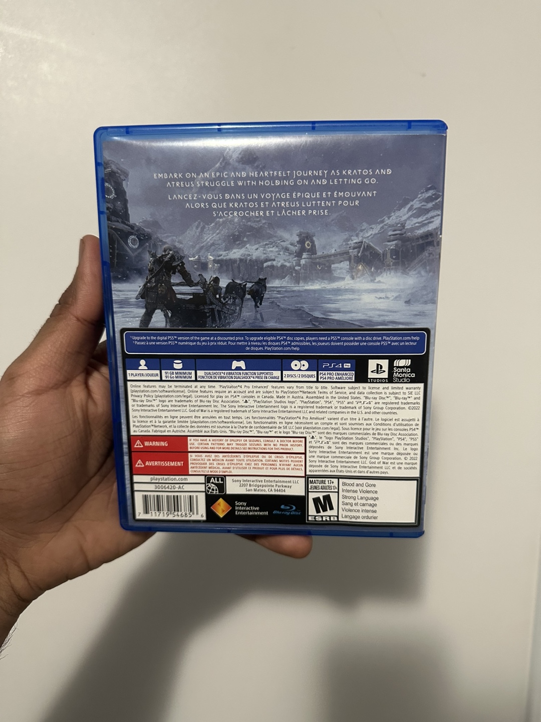 God of War Ragnarök Ps4 Game - photo 3