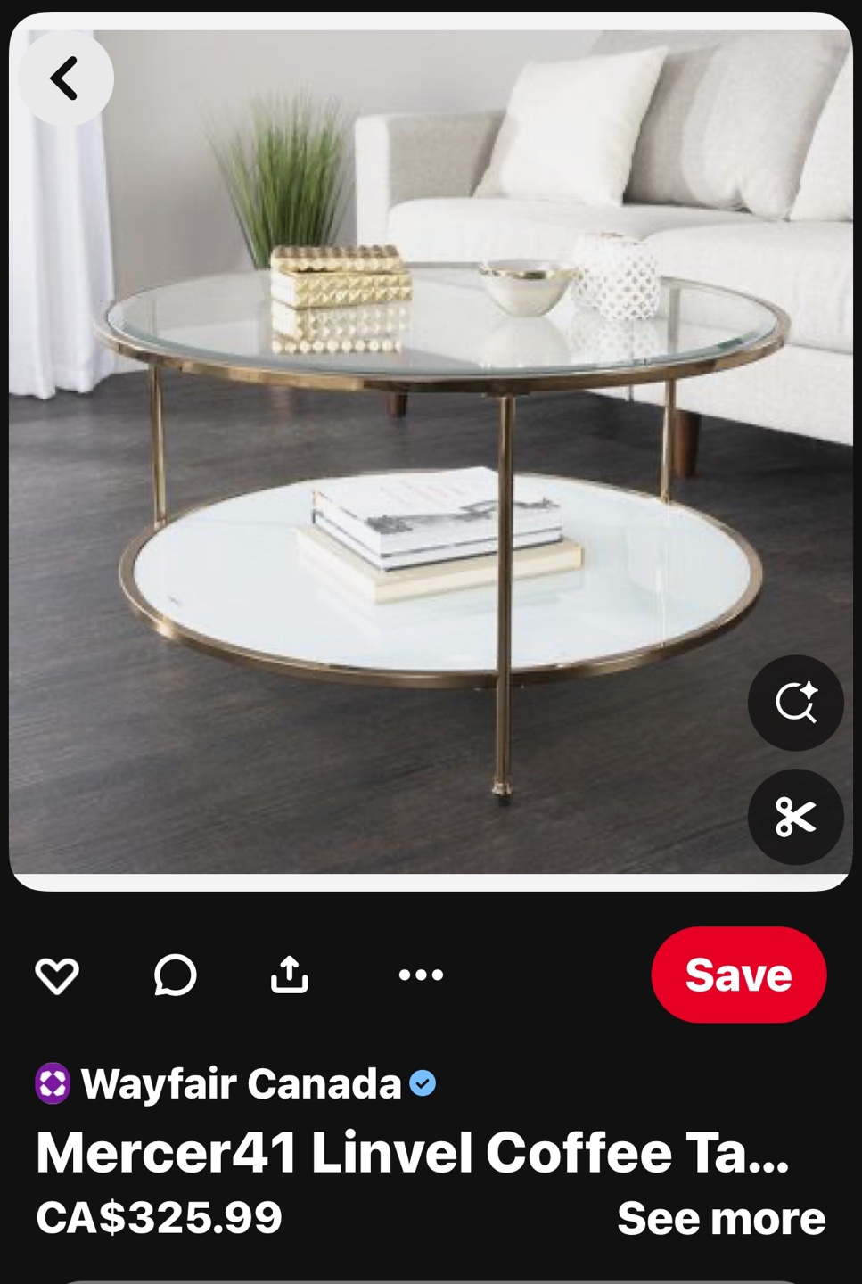 Mercer41 Linvel Coffee Table