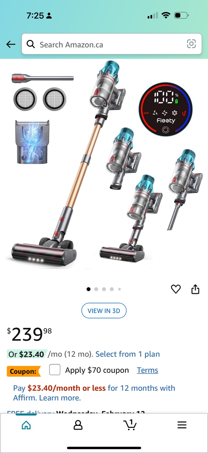 Cordless Stick Vacuum Cleaner with Multiple Attachments - photo 2