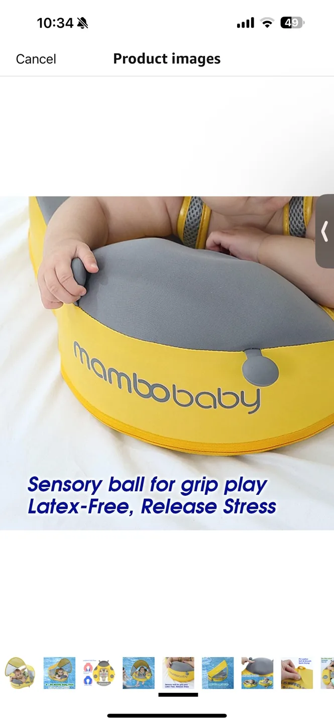 Mamobaby Baby Float with Canopy - 3-24 Months image indicator(5)