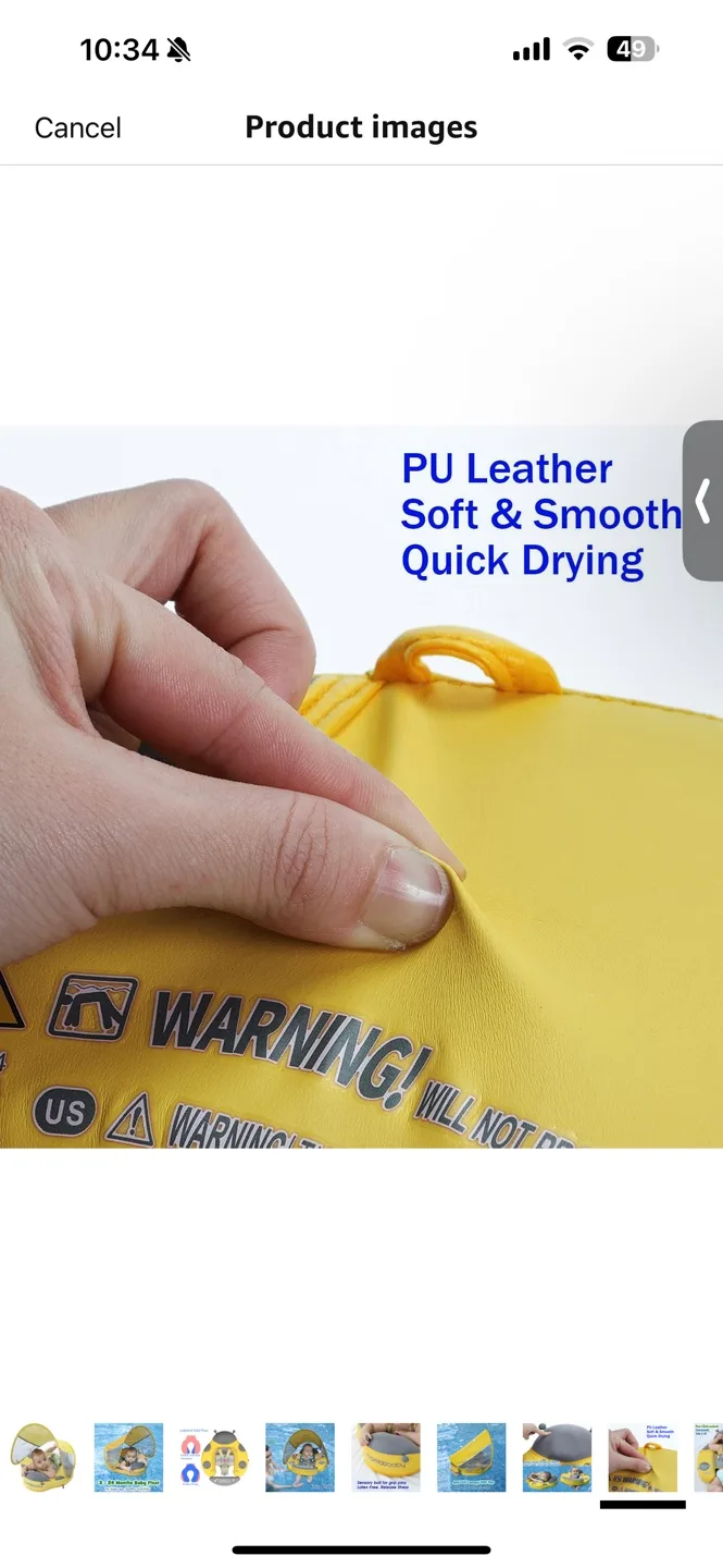 Mamobaby Baby Float with Canopy - 3-24 Months image indicator(7)