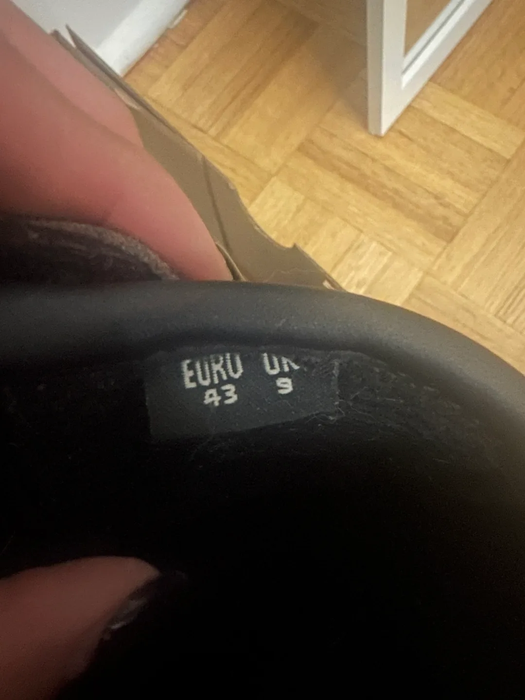 Men's Black Leather Motorcycle Boots - Size 9 UK/43 EU image indicator(3)