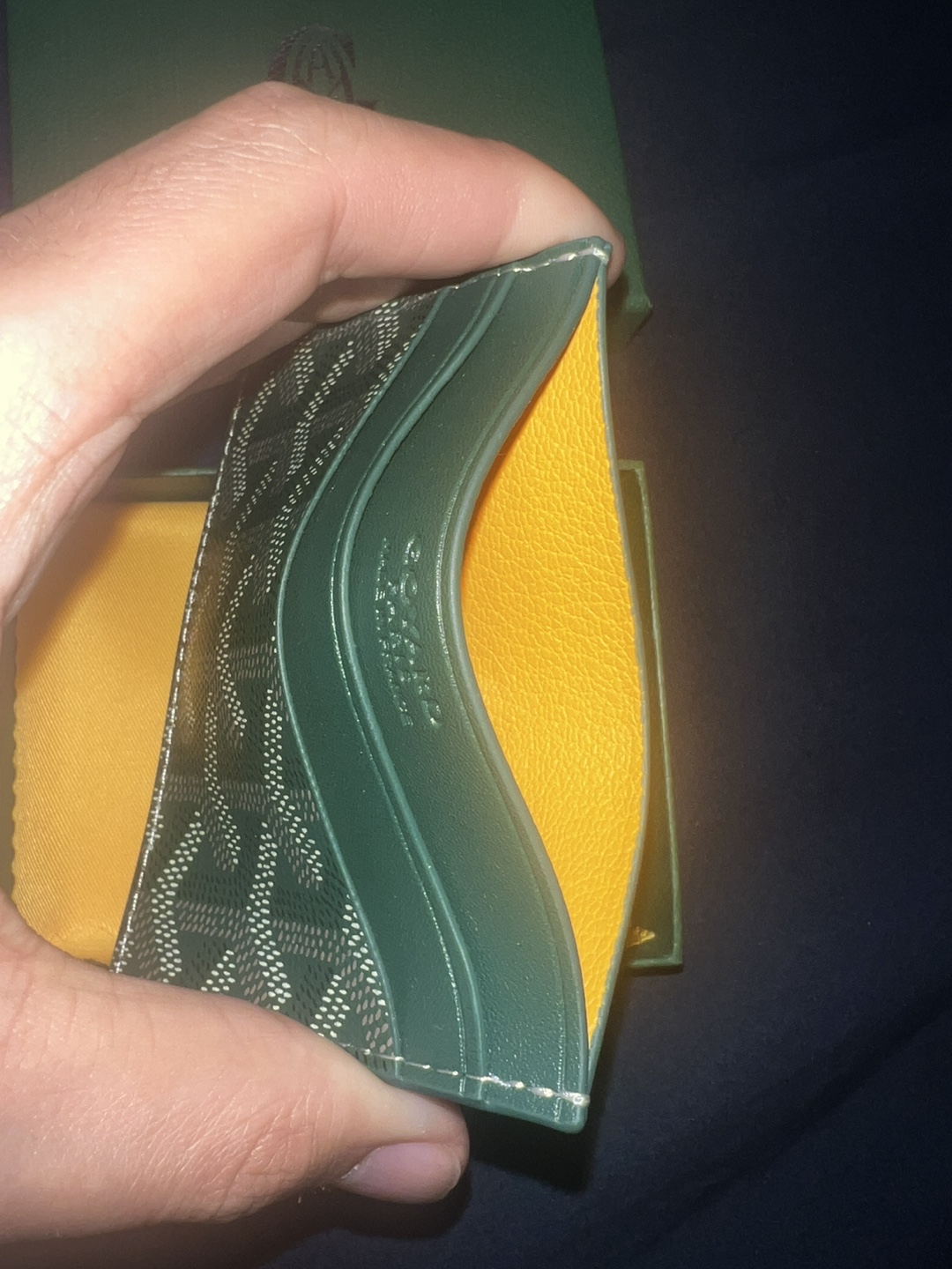 GOYARD Card Holder - Green - photo 2