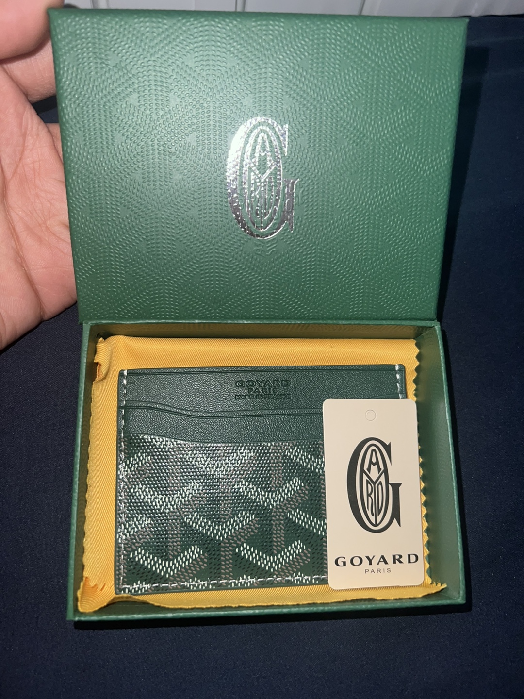 GOYARD Card Holder - Green